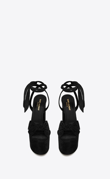 PAIGE Platform sandals in suede